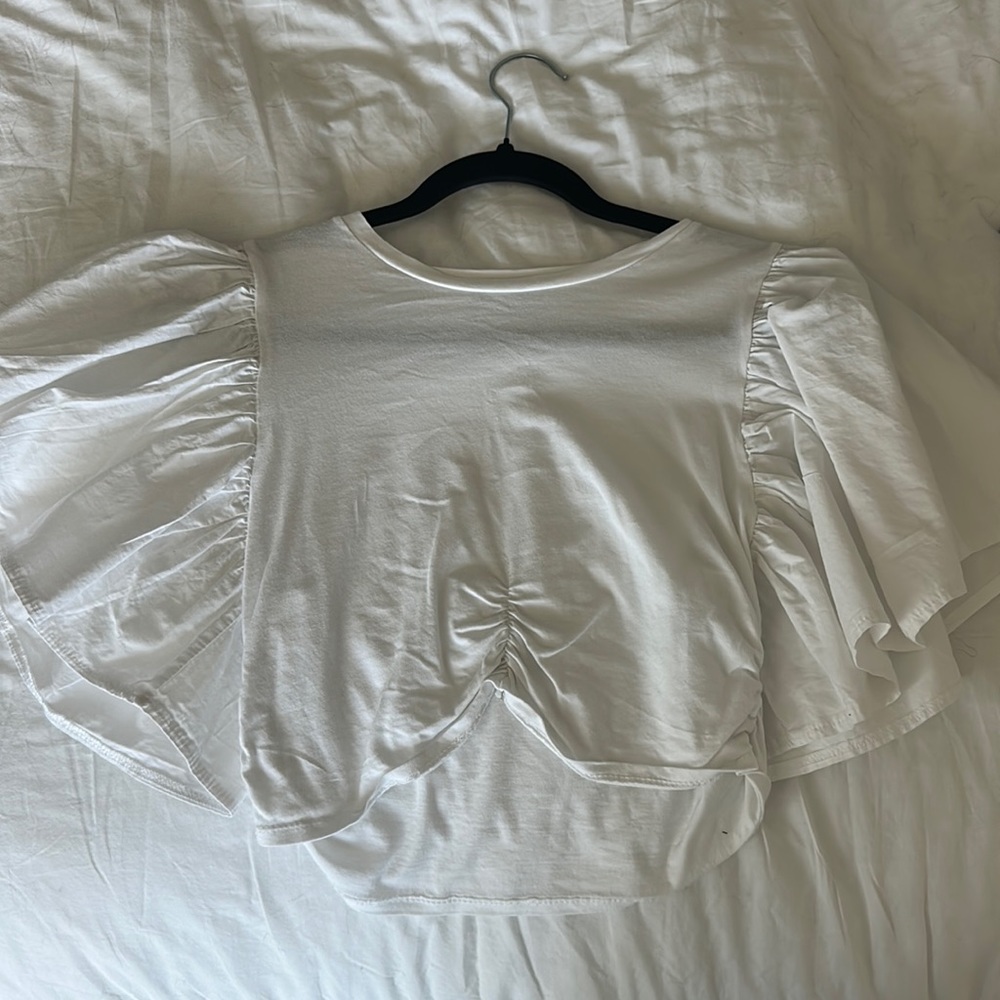 White Shoulder Top